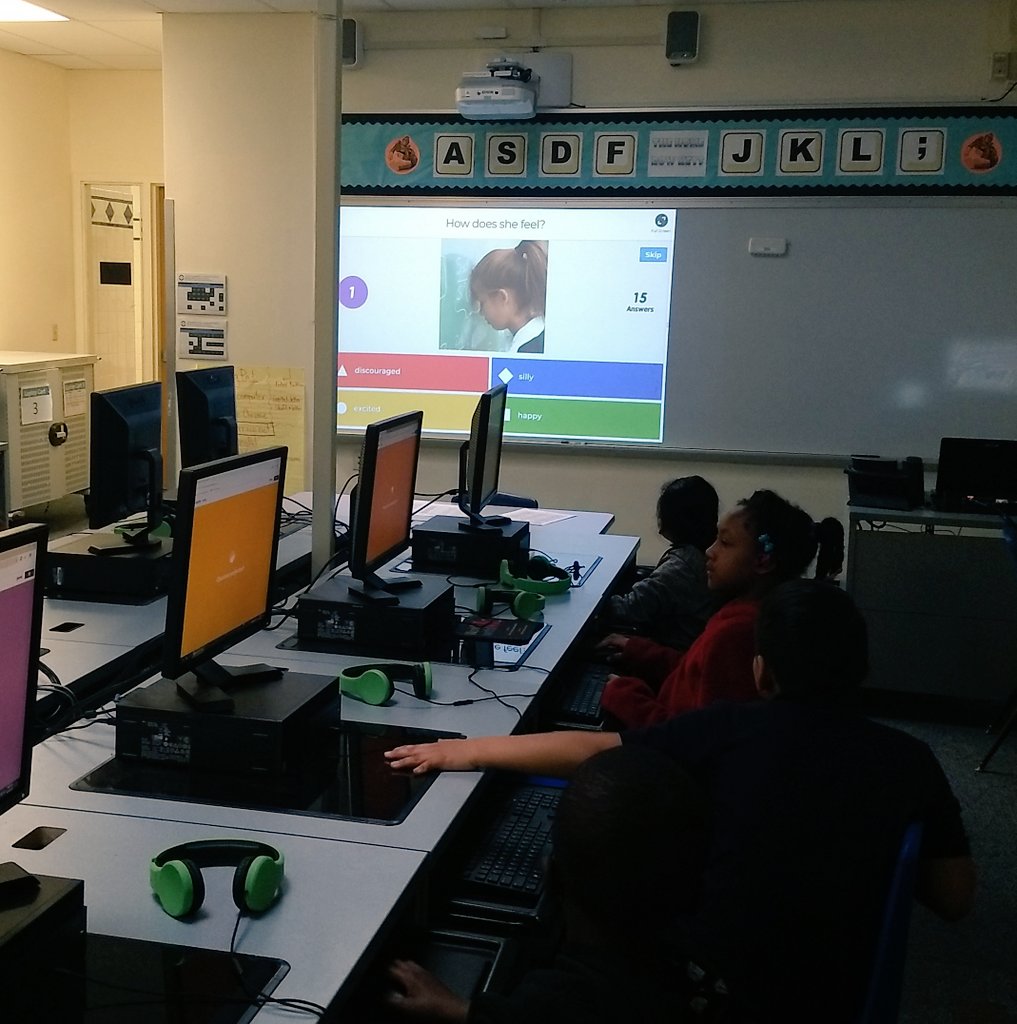 Even 5th graders can learn something from <a href="/sesamestreet/">Sesame Street</a>! Getting in touch with our #feelings for #AutismAwarenessDay with a few rounds of <a href="/GetKahoot/">Follow @Kahoot</a> in the computer lab! <a href="/TheaJackson8/">Thea M Jackson-Byers</a> <a href="/Asbury_ParkSD/">Asbury Park Schools</a>