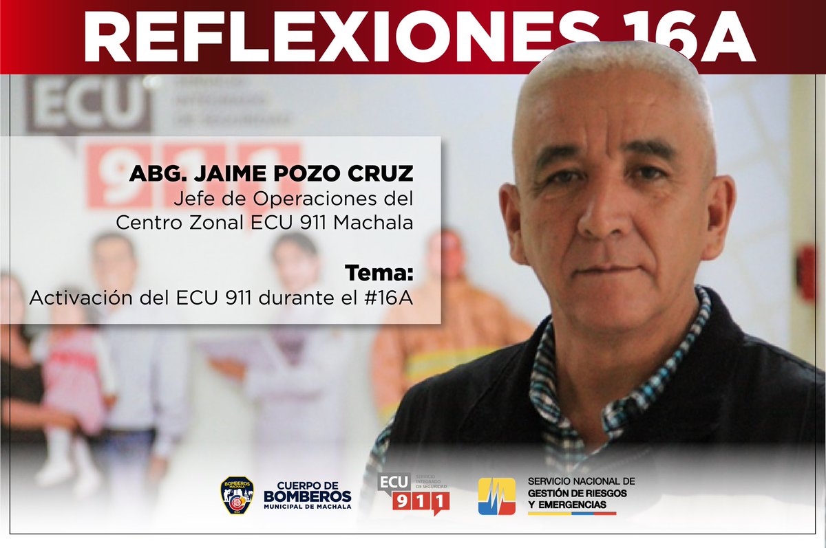 Te invitamos al conversatório "Reflexiones 16A"; donde expondremos la evolución de cada institución a partir de los eventos que marcaron a un país.