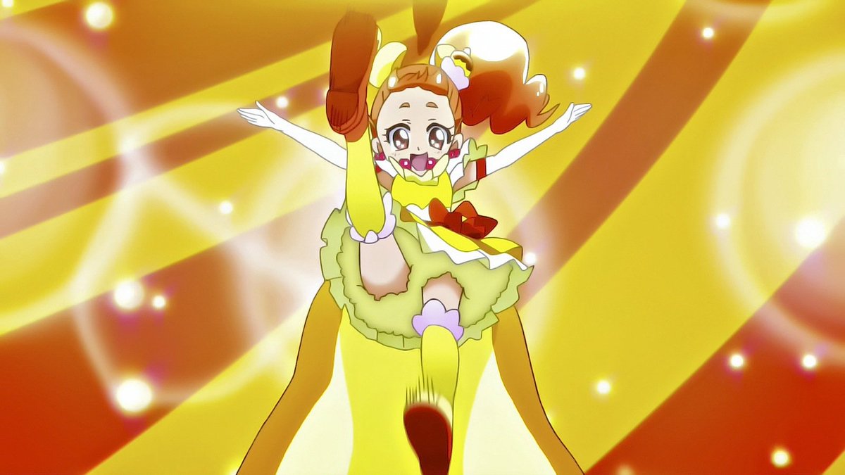 Hetax Film V Twitter 有栖川ひまり生誕祭 キュアカスタード生誕祭 キュアカスタードさんの変身シーンをシャープ化してみる