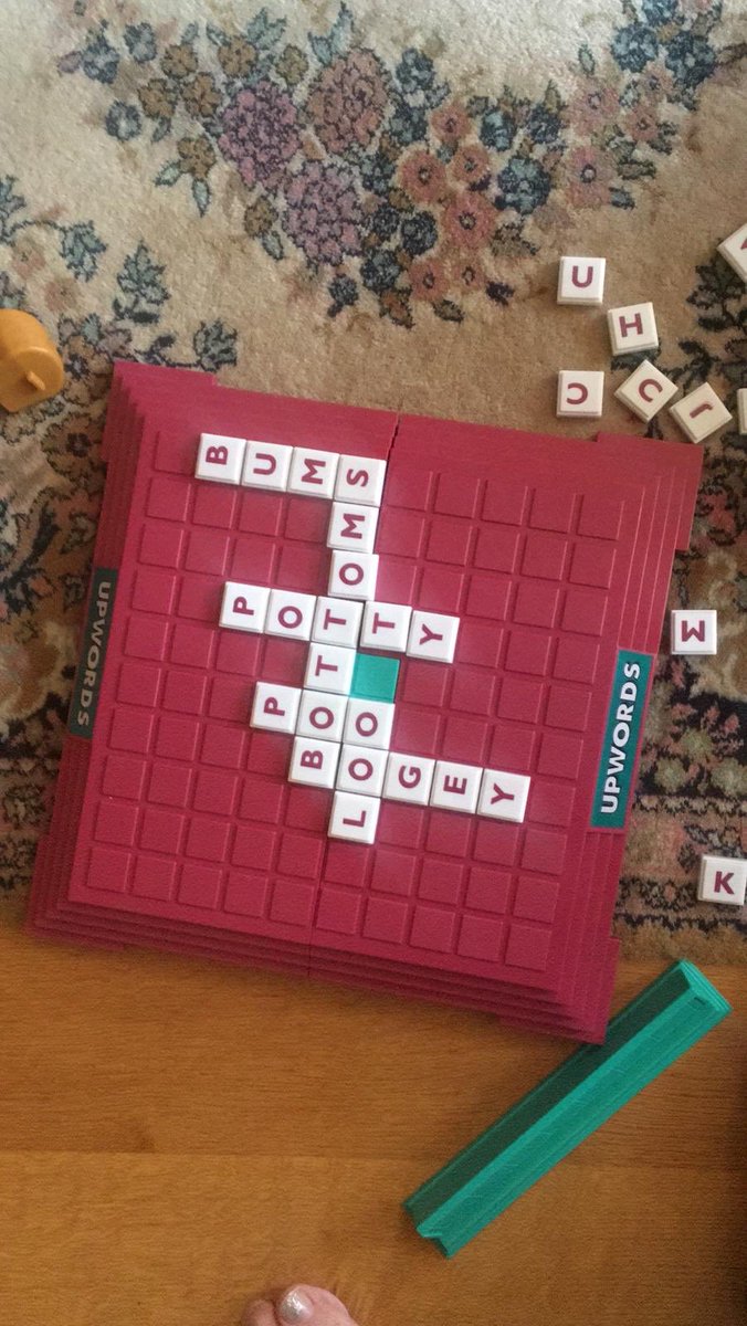 AcademicMumsSay's tweet image. What’s in the mind of a 5 year old - playing scrabble with grandad #academicmums #andascientist