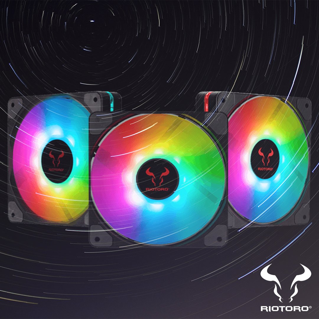 🌌 The Quiet Storm RGB 120.0 mm fan kit is illuminated by ten individually-addressable RGB LEDs for dazzling lighting effects. A magnetic mount RGB controller box provides one-touch control of lighting mode, speed and brightness