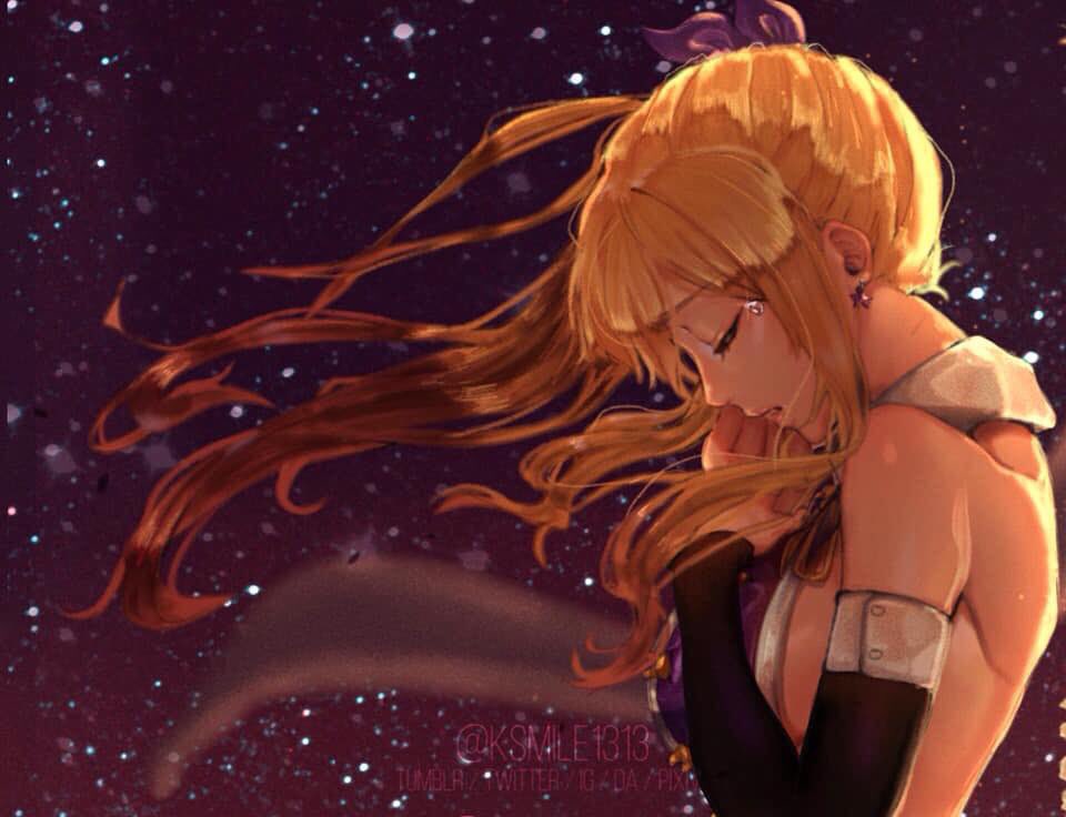 iverno02's tweet photo. Look Lucy! The stars are shining.. dont cry! 
Im here for you! 🖤 
#FairyTail #LuNa https://t.co/12AmAu3fz5