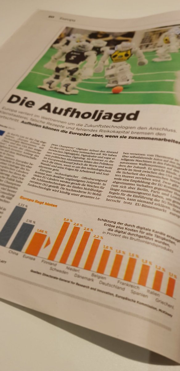 thomas_dettling's tweet photo. ■ Digitale Aufholjagd - #Europa braucht eine #Kultur der #Chancen.

• Wagniskapital
• Grundlagenforschung
• Aus- und Weiterbildung
• Eine Koordination in Europa

Cc @DrHolzwarth
@CJ_Wais
@LUnkelhaeusser
@oxana_zeitler
@HansLak
@annachristmann

#AI #Digitalization #Data https://t.co/6oJNY8A8qH