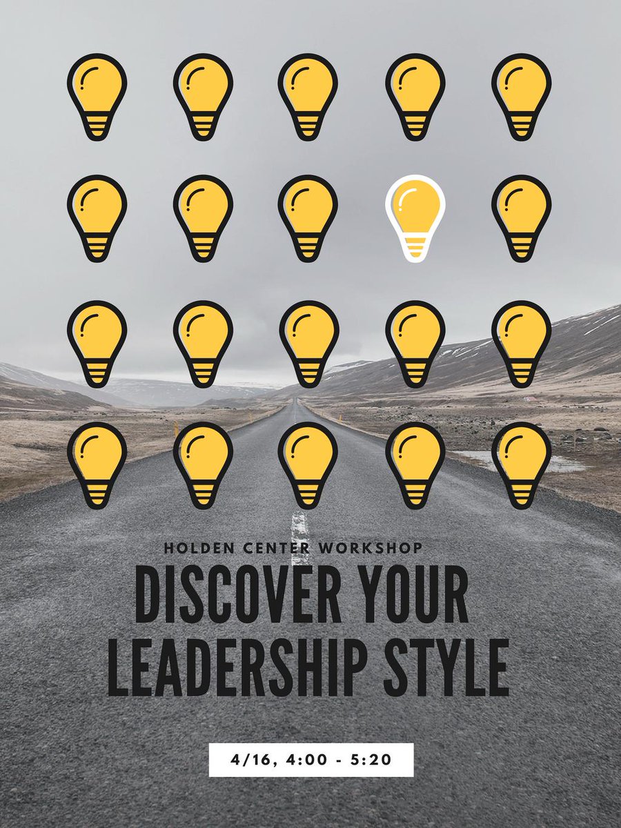 Join us at our Discovering Your Leadership Style workshop.
You'll learn about different leadership styles and discover which one you most identify with. You'll learn how you can use your leadership style to better a team and how it can be used in your everyday life