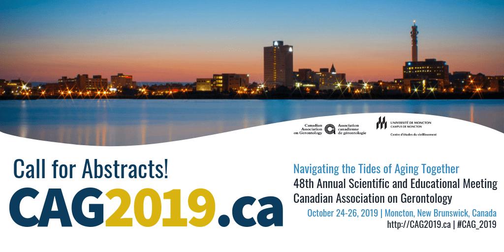 Need some more time to finish your #CAG_2019 abstract? Deadline extended until April 30! Also, meet our esteemed keynote speakers: buff.ly/2Gei9oN