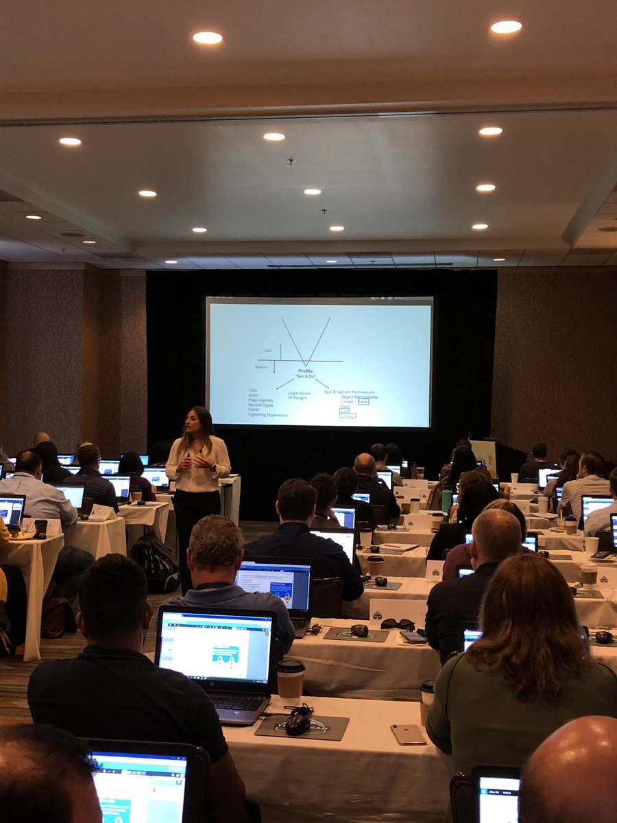 TheMariahBrush's tweet photo. Jackie talking about her favorite word PROFILE! #HigherEdSummit2019 https://t.co/ULbG8ECNid