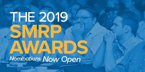 smrp's tweet photo. NEW! SMRP is accepting nominations for the CMRP of the Year and Volunteer of the Year awards. These awards are given to three members, for their exemplary work to advance the maintenance and reliability fields, and are presented at #SMRP19. Learn more: https://t.co/y8pAcqPj7H https://t.co/Yo5KB24ibS