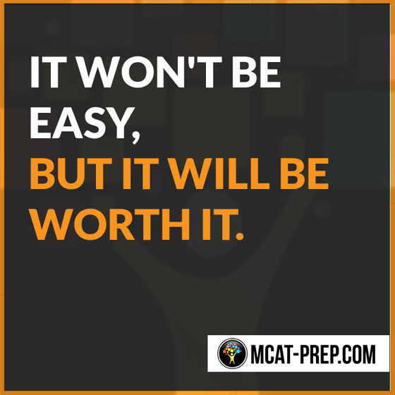 mcatprep's tweet photo. It won't be easy, but it will be worth it. Happy start of the week. Don’t forget to be awesome. https://t.co/O4WamSUbL9 #mcat #premed https://t.co/2Kuv1Sizzs