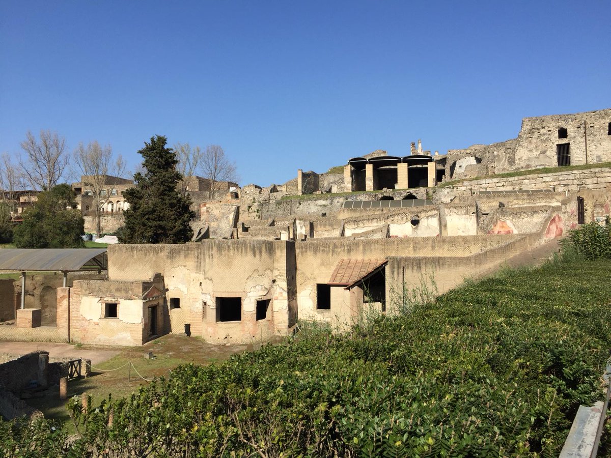 WalshGlobal's tweet photo. This time, @WalshUniversity spring Rome students are at the ancient city of Pompeii! The city that was buried under ash and pumice when mountain Vesuvius erupted in 79 AD. https://t.co/ak6O6muSzI