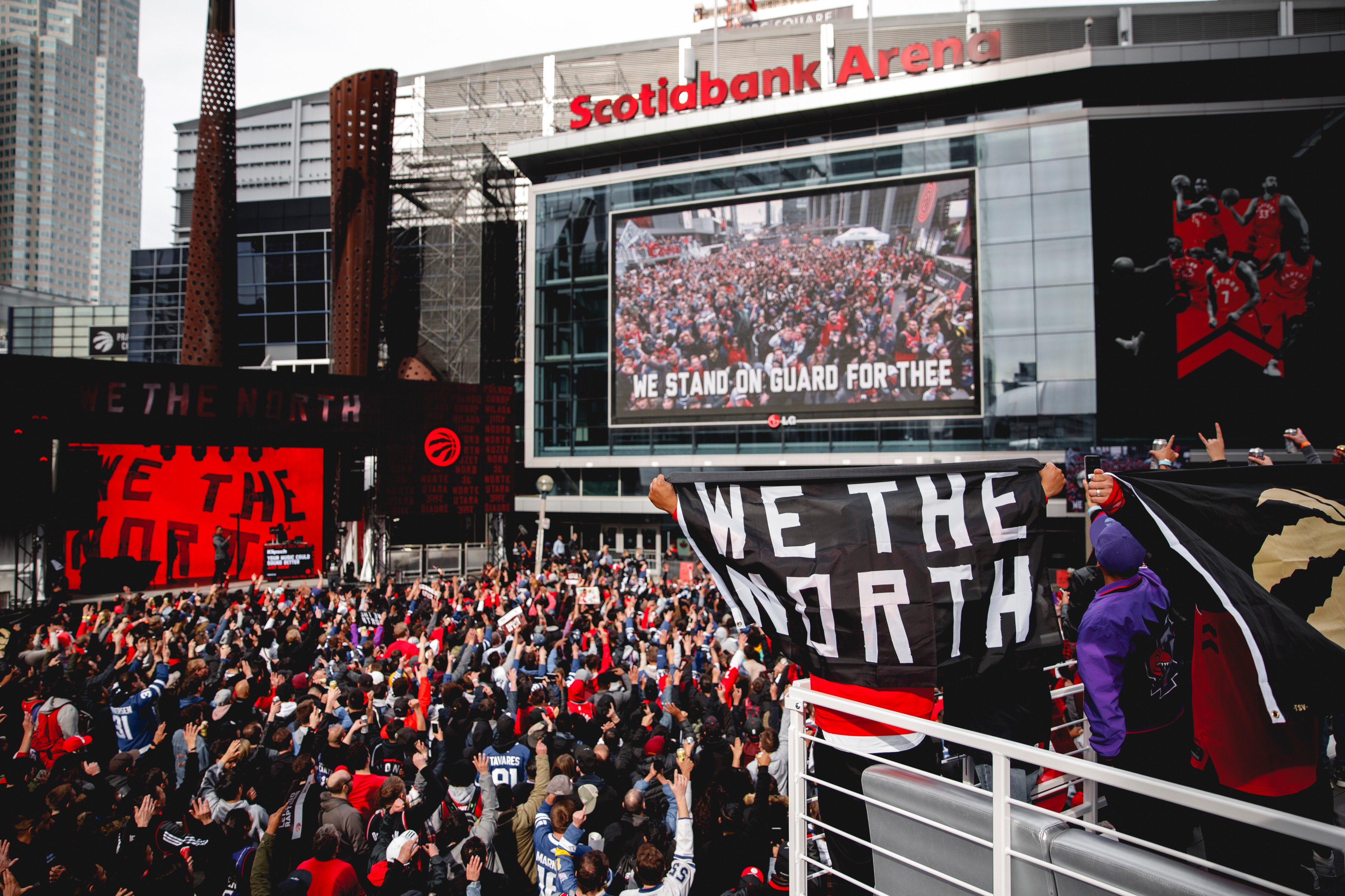 Maple Leaf Square just got a huge new LED screen (PHOTOS)