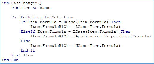 Cool Excel: Macro to cycle through UPPER/lower/Proper cases for selected cells #ExcelTips #MSExcel #MondayMotivation #TuesdayThoughts