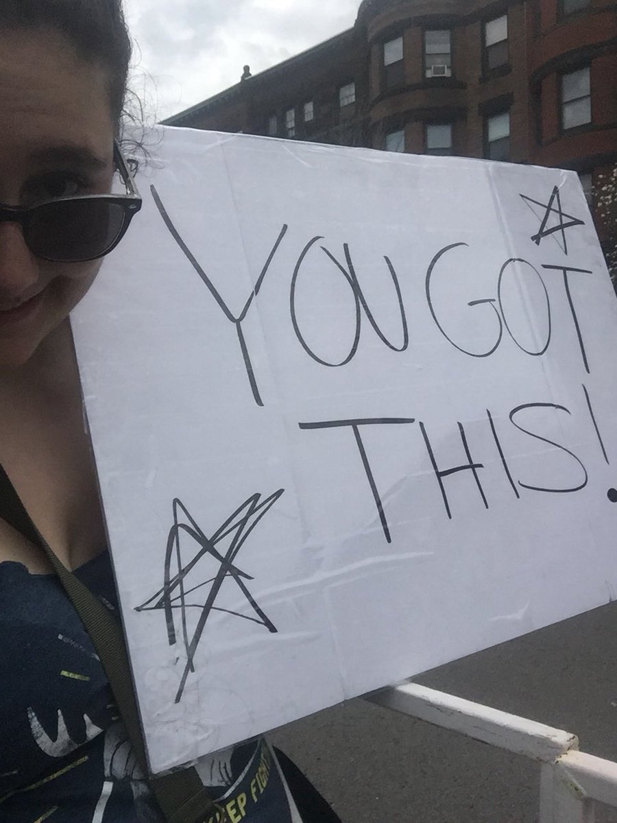 emilycoleyeah's tweet image. Gen just crossed 10J! Also don’t worry, I’m supporting all the runners! #BostonMarathon #RunPadsRun