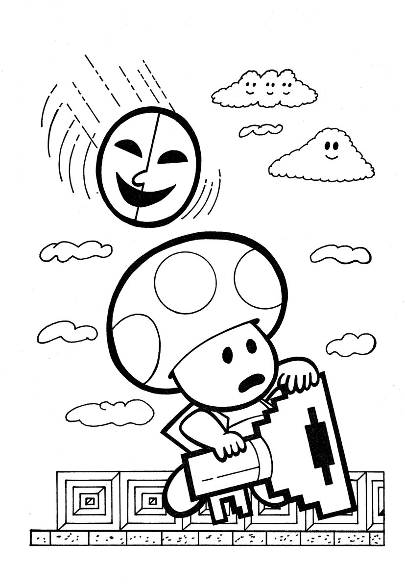 VideoGameArt&Tidbits on Twitter: "Four pages from a 1989 Super Mario