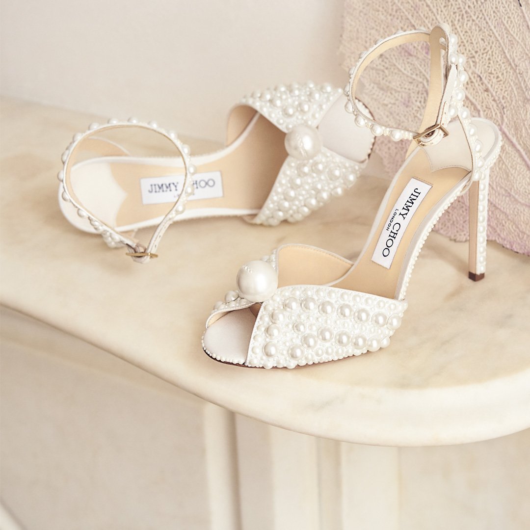 jimmy choo shoes with pearls