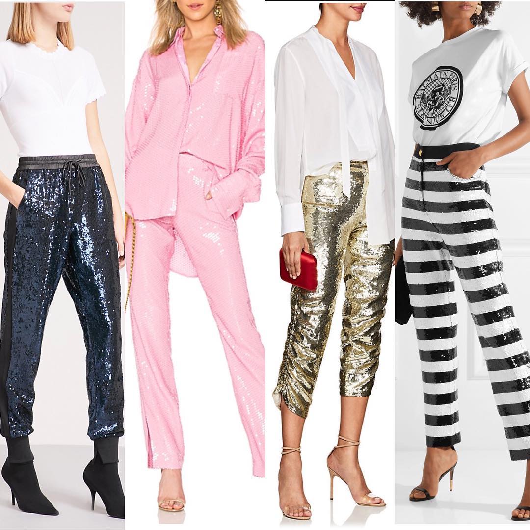 Glitz up your evening with some sequin stunners! Which pair do you like? 👀💫💋 @balmain @kendallandkylie @msgm @retrofete @revolve @theofficialselfridges @netaporter #sequinstunner #sequinpants #kendalljenner #kyliejenner #kendalandkylie #style #sequinstyle #fashion #fashionista