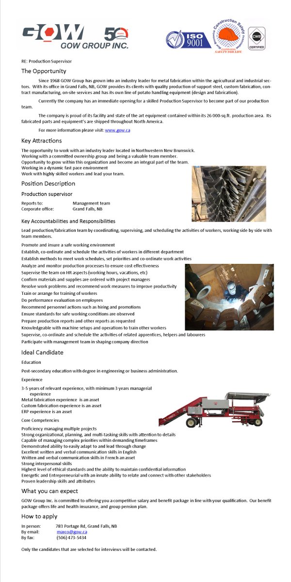 GOWGroupInc's tweet photo. We have a great job for someone, is it you? https://t.co/3YdFQ8kAOe