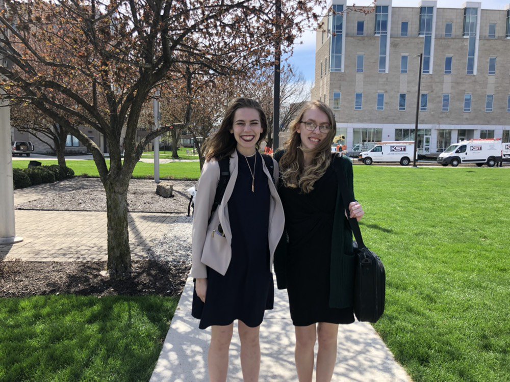 WCQuakerEnglish's tweet photo. Congratulations to Keni Brown and Breana Fair for representing the WC English Department at the Butler University Undergraduate Research Conference! Keni and Breana traveled to Indianapolis this past Friday to present their hard work. #WeAreProud #WeAreDubC https://t.co/PbUOYPCBGB