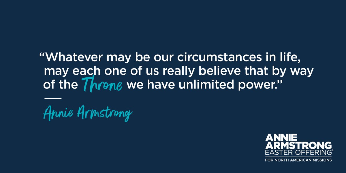 NAMB_SBC's tweet photo. Annie Armstrong led the way for sacrificial giving and missional living. Your giving continues her legacy by supporting missionaries all across North America as they share the gospel with the lost. #AAEO19 https://t.co/APX63JY7Re https://t.co/E5wdYkY9Mz