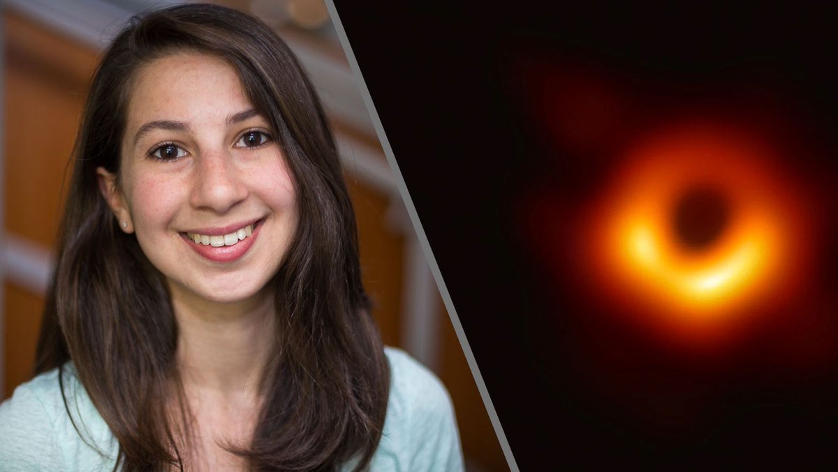 .@EECSatMI alum Dr. Katie Bouman has helped expand our knowledge of the universe in a big way by shining light on one of the darkest mysteries in the cosmos. news.engin.umich.edu/2019/04/beam-m…