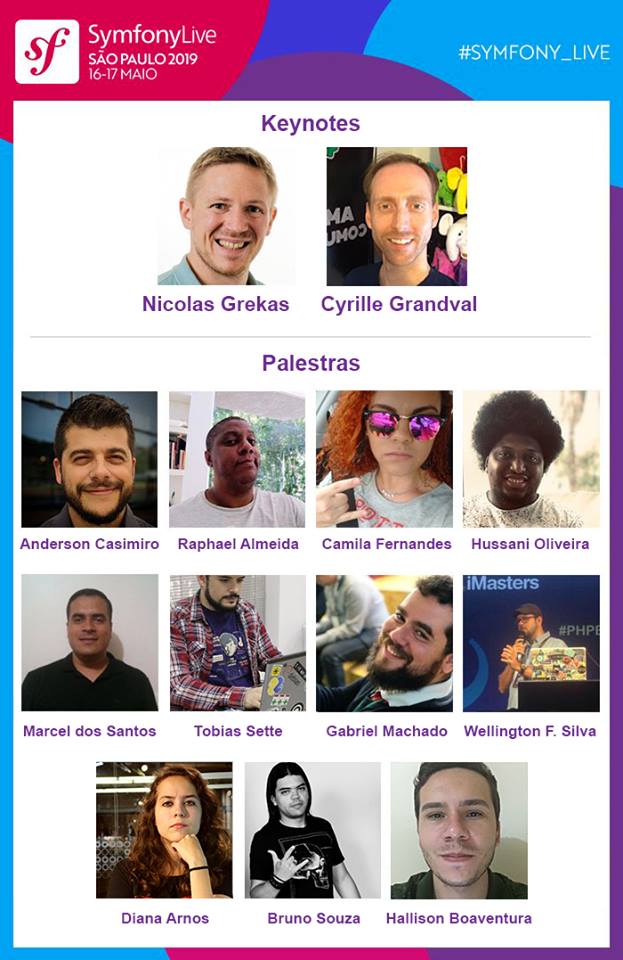 phpsp's tweet photo. Dias 16 e 17/05 acontecerá o @symfony_live Brasil 2019 em São Paulo. Reúna-se com a comunidade @symfony do Brasil e do mundo para discussões, palestras e networking. Inscreva-se com DESCONTO por R$199 com o cupom SFLIVE19 em https://t.co/wjfzfX6AgO! A grade está imperdível. 🐘❤️ https://t.co/9D5nRc9aYF