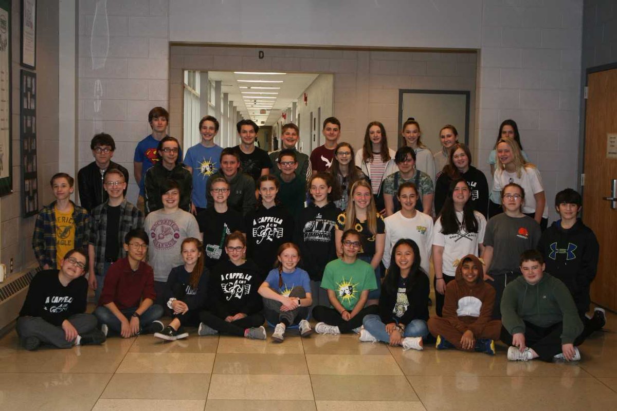 mrs_choir's tweet photo. 2018-2019 Central Harmony. These kids are so talented! #PennridgeProud #CentralHarmony #ACappella https://t.co/D59EcAbpxY