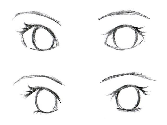 Rabisco Anime - Aprenda a desenhar esses olhos femininos com