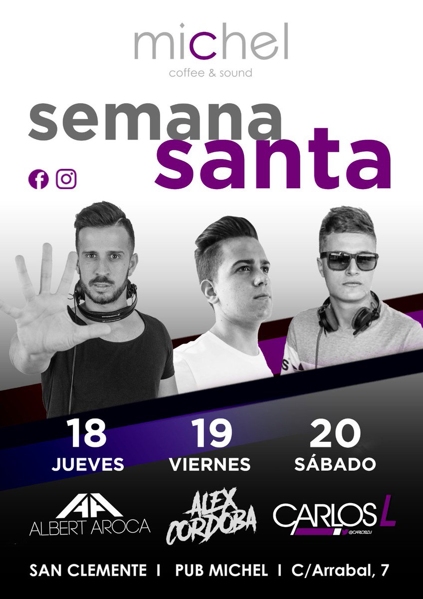 PubMichel's tweet photo. Semana Santa en Pub Michel!!¡!¡!💃🕺 https://t.co/LE0KuPvvIN