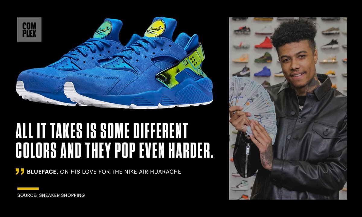 .bluefacebleedem stays in Huaraches. More on the latest 