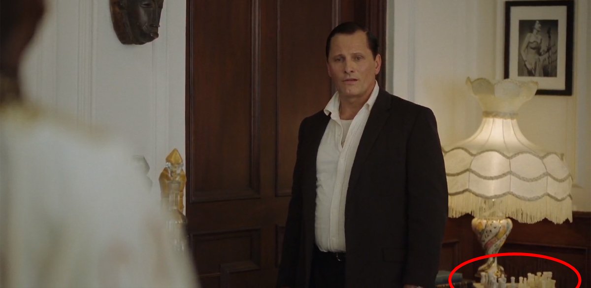 GMJuditPolgar's tweet photo. White and whiter pieces in the Oscar winning movie, Green Book! What do you think, why does chess play a role in so many films? What is your favourite movie in which you saw chess?

#chess #GreenBook https://t.co/lVNXO5o46y