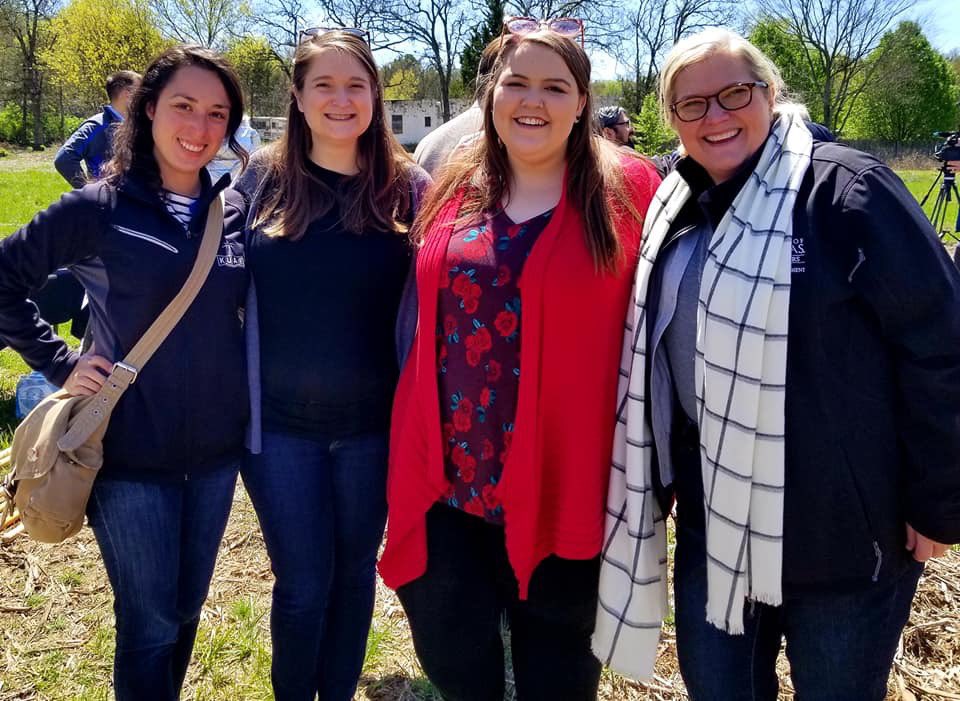 uacce's tweet photo. The Center for Community Engagement team celebrates the ground breaking of the New Beginnings Micro Homes! https://t.co/mjaSUnjCug