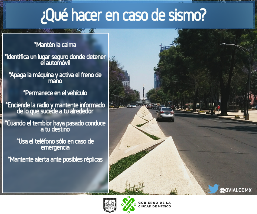 ¿Sabe qué hacer en caso de sismo? Aquí las siguientes recomendaciones.