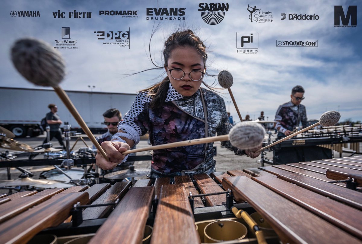 Thank you <a href="/YamahaMusicUSA/">Yamaha Music USA</a> <a href="/SCPAinfo/">SCPA</a> <a href="/CtyLakeElsinore/">City of Lake Elsinore</a> @WGIpercussion @EvansDrumheads <a href="/CCDCostuming/">Creative Costuming</a> <a href="/Pageantry_PI/">Pageantry Innovations</a> <a href="/SABIAN_Cymbals/">SABIAN Cymbals</a> <a href="/TreeWorksChimes/">TreeWorks Chimes</a> <a href="/promarksticks/">ProMark Drumsticks</a> <a href="/vicfirth/">Vic Firth</a> <a href="/StickTapedotCom/">StickTape.com</a> <a href="/dpgonline/">DPG</a> and Randall May