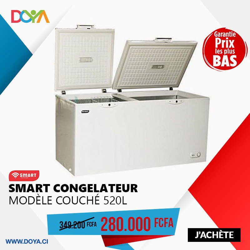 Doya_ci's tweet photo. CONGÉLATEUR couché à roulettes - SMART TECHNOLOGY - 520 Litres - Condenseur externe. Commandez ici 👉https://t.co/16vJukydAs 🛒 https://t.co/95JVCxLJWj
