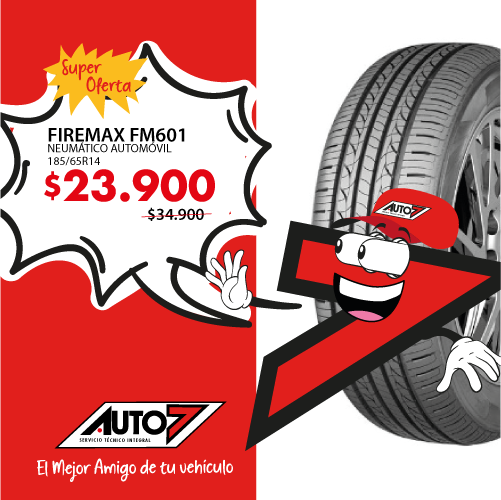 Auto7_Chillan's tweet image. 🚗Ofertas en neumáticos. Consulta por tu medida y te cotizamos de inmediato. #Auto7, el mejor amigo de tu vehículo. 🏁