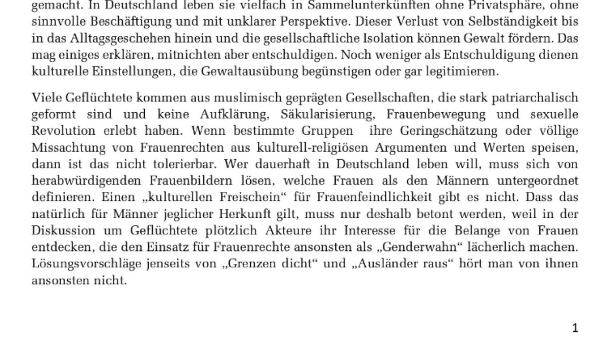 Die grüne MdB @ekindeligoez benennt die Problematik des kulturellen Hintergrundes von Integrationsproblemen.
Noch vor nicht langer Zeit habe ich mir für solche Thesen massive Rassismusvorwürfe eingehandelt.
Kultur ist aber eben nicht genetisch!
Kultur ist deine Wahl! https://t.co/efPiNpHfCP