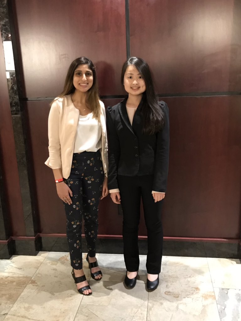 FZEFBLA's tweet photo. Suad and Nancy at the FBLA State Competition. We’re having a great time competing and networking with other students! https://t.co/BIGgMeGgXD