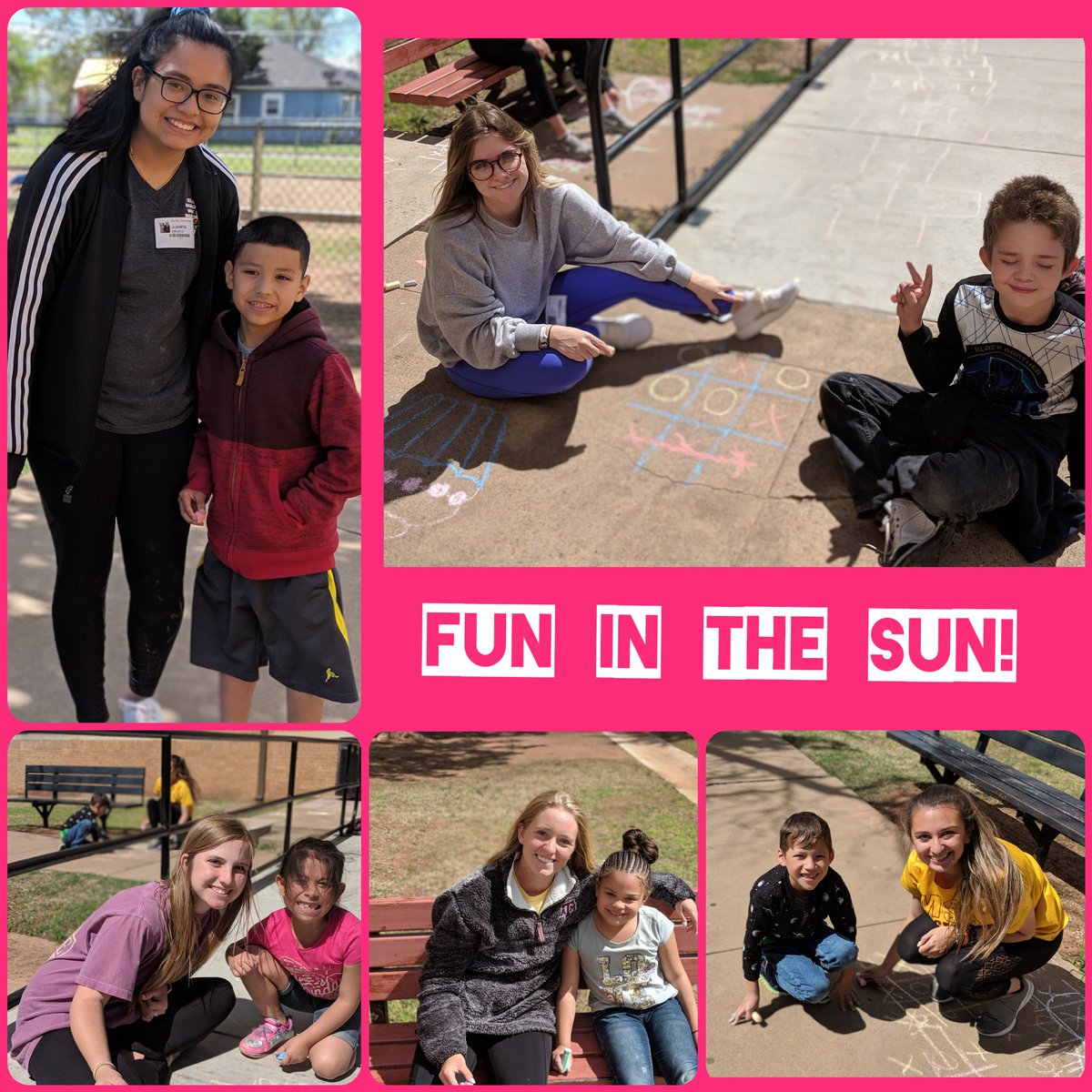 ZundyLibrarian's tweet photo. Outside fun @ZundyElementary R2L today! Thanks @wfhs_coyotes for sharing your wonderful students! @peppafied #Betheone #iamWFISD https://t.co/YDpBKZfyGI
