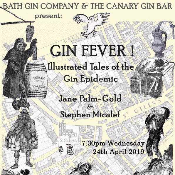 Join us next week at the Canary Gin Bar for an evening of stories, pictures &amp; performance with Jane Palm-Gold and Stephen Micalef! They'll take you on a journey exploring the heart of the gin industry &amp; the origins of our favourite tipple! Email bookings@bathgincompancy.co.uk