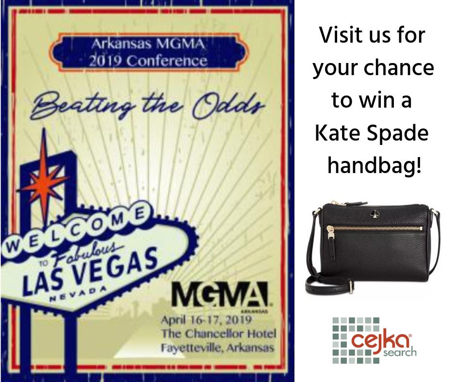 cejkasearch's tweet photo. Tim O'Brien of Cejka Search will be joining the conversations at the Arkansas MGMA Annual Conference. Be sure to stop by and visit the Cejka Search booth to enter to win our Kate Spade giveaway!
#cejkasearch #ARmgma #katespade #recruiting #healthcarestaffing #giveaway #ARMGMA19 https://t.co/NMwIlVVgpL