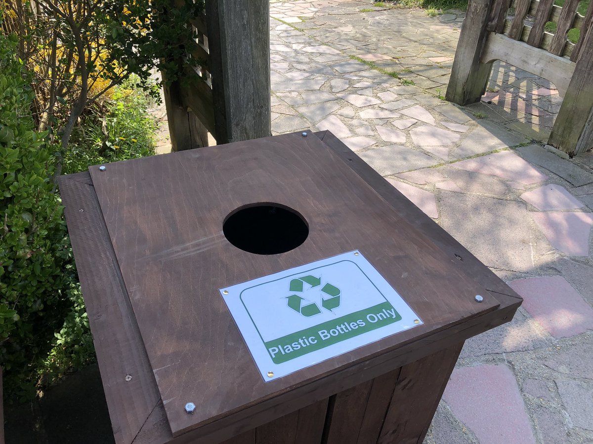 If you are able to, please hang onto your bottles and dispose of them in one of these bins, the greenkeeping team will take care of the rest..(part 2)