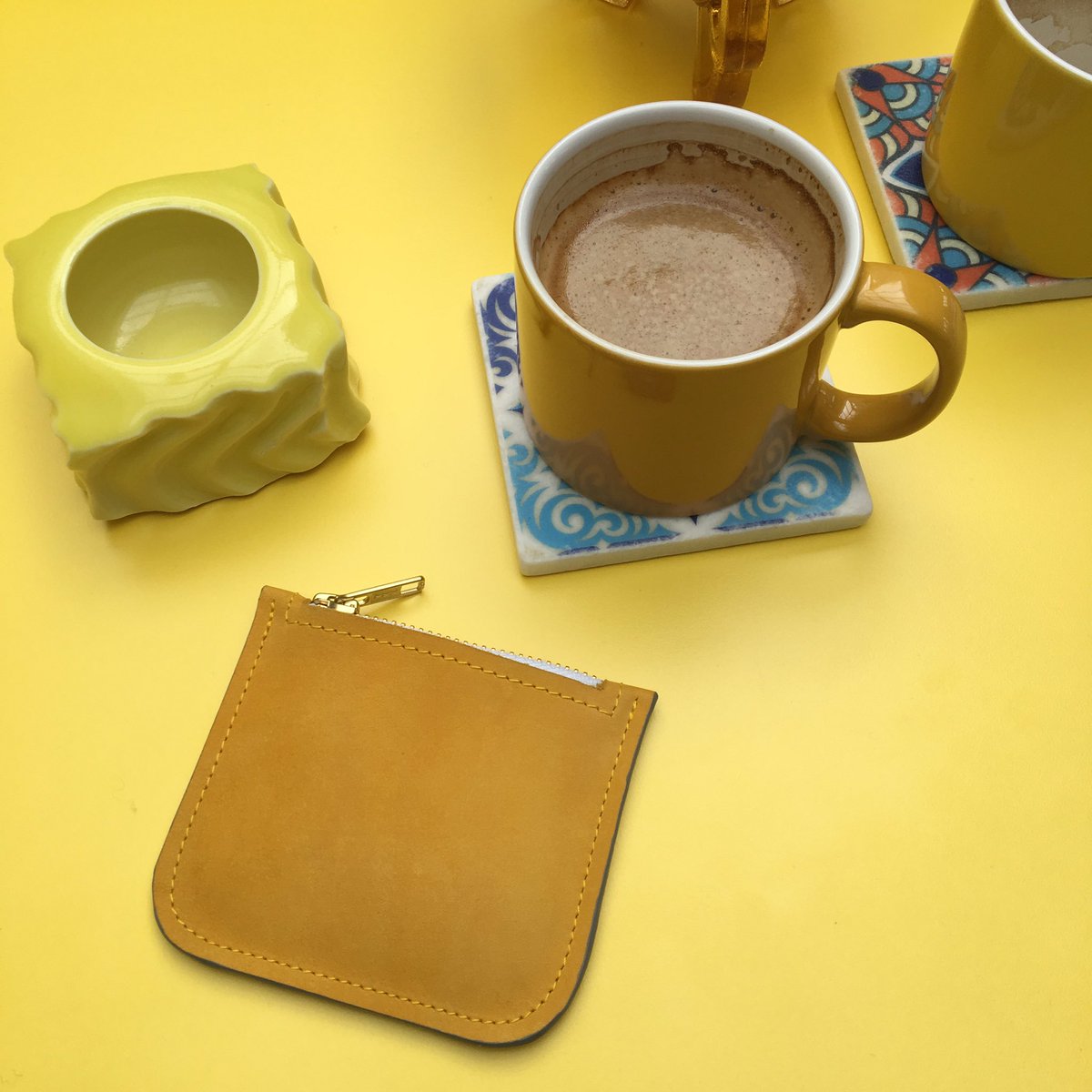 How does this make you feel?😀☀️💛 insta ready post courtesy of <a href="/earlaricketts/">andyjamesricketts</a> breakfast bar yesterday morning. Don't you just love all that happiness. ☺️ dead chuffed he is happy with the coin purse, keep your 👀 peeled... I'm gonna make some.😉