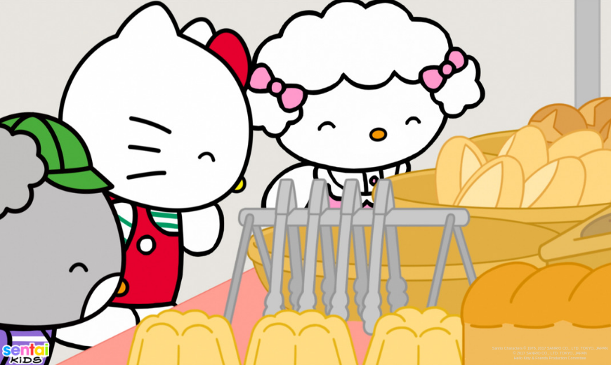 Yum! Freshly baked bread is the best!  🍞 

via Hello Kitty &amp; Friends - Let's Learn Together: 
bit.ly/2DbFKXC