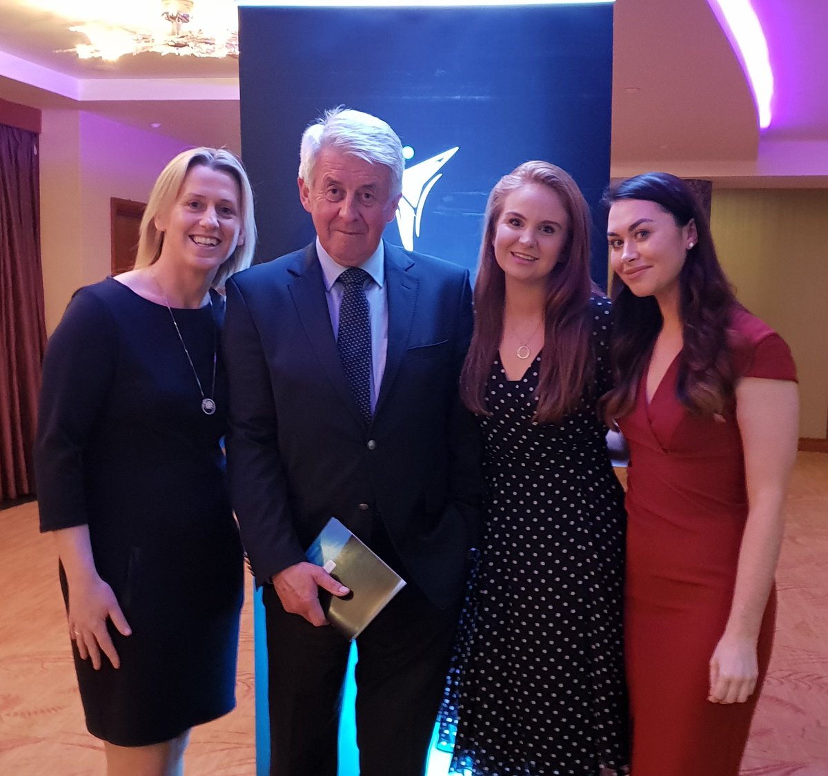 @iresport team Roddy Guiney, Chairperson. @SineadConroy12 & @Maloney1Sarah ahead of our Irish Sport Industry Awards #sportmatters #strengthinteam