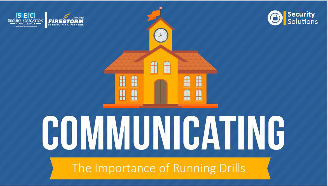 Last week we shared 3 important communication lines when running drills at your school. Download the entire infographic here: ow.ly/S9X150q0b2X

Learn more about our security training here: ow.ly/MrCf50q0b31

#SchoolSafety #SafetyTraining