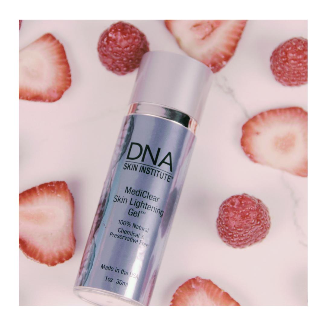 DNASkin's tweet photo. The #MediClear Skin Lightening Gel can help lighten and whiten skin by significantly reducing #hyperpigmented areas. And the best part is, this solution is effective and 100% natural helping you avoid harmful chemicals. https://t.co/p27pZiqIdt