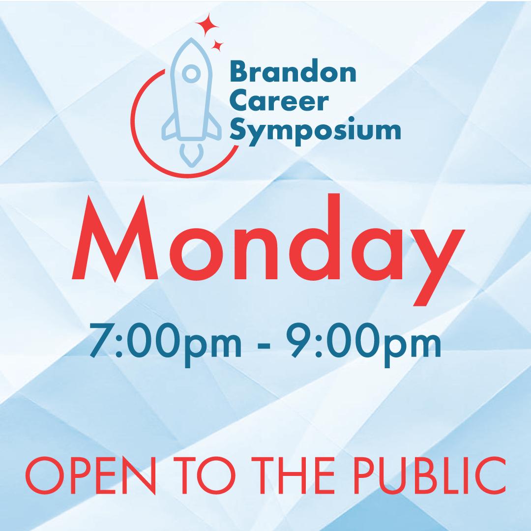 It's here! Join us this evening from 7:00 PM - 9:00 PM at the 2019 Brandon Career Symposium. 

#explorebcs #careersymposium #explore #discover #dream #succeed #brandonmb #bdnmb #manitoba