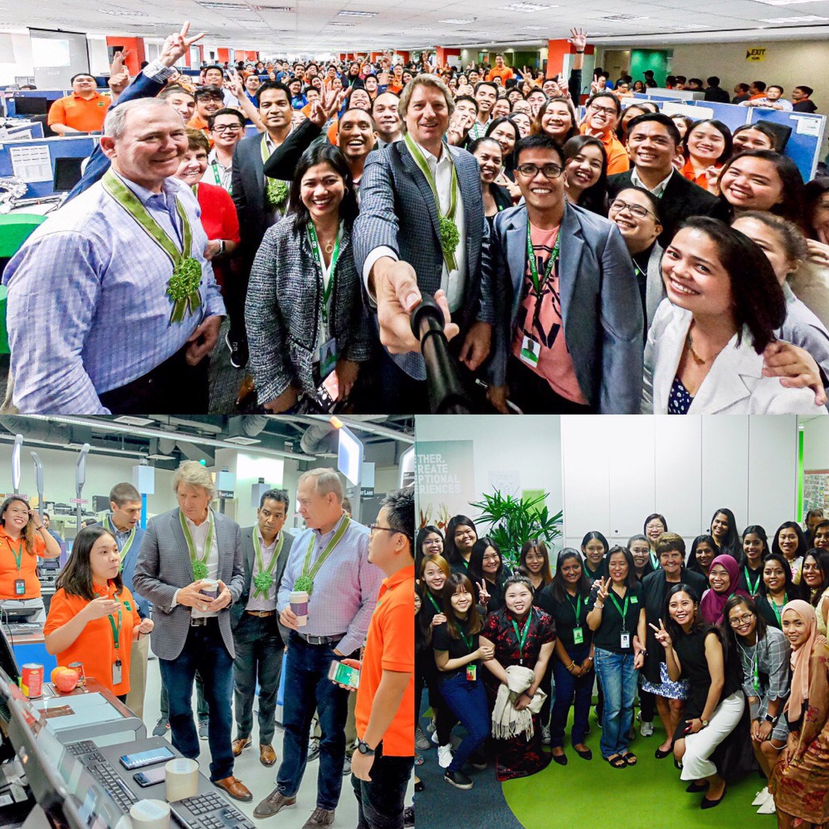 Thanks Kuala Lumpur and Cebu for rounding out a great world tour of NCR offices last week! #NCRLife #MondayMotivation