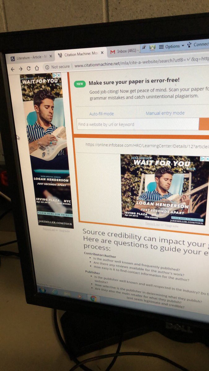 JPrehart91's tweet photo. Literally at school doing my work. My professor is telling me to calm down 😂😂😂 @jakemiller @PopPunkBro @scott2h2o @1LoganHenderson #waitforyoutour #citationmachine #ihateschool https://t.co/jC90CBf12F