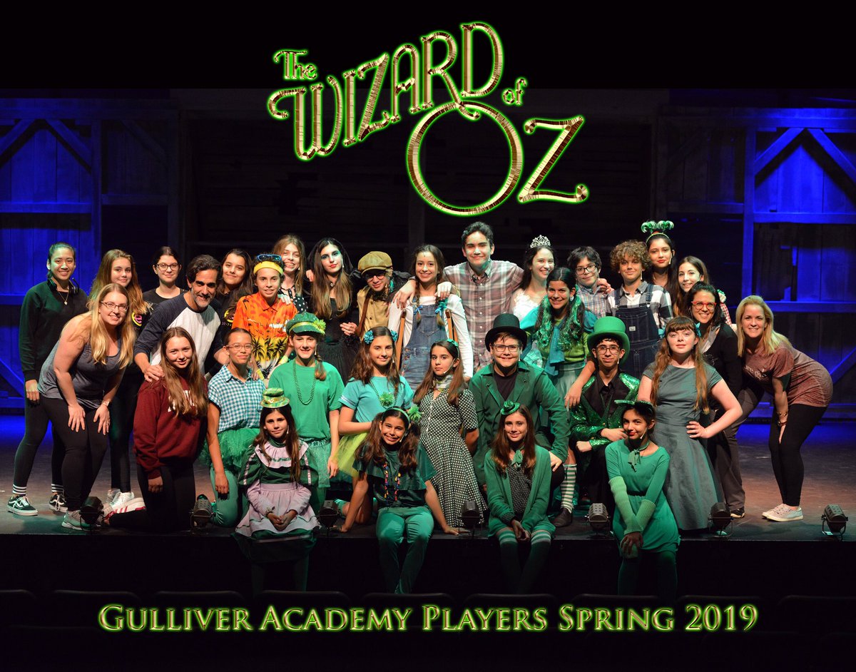 Our spring musical production of THE WIZARD OF OZ at Area Stage was simply magical! Never before have I felt more proud of a company of young artists. I am honored and grateful. #gslearning #gulliveracademyplayers