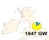 JayJayJuleson's tweet photo. @drvox UK is the most densely populated country in Europe.
8% of UK land mass has been built on.
Study projects 1847 GW RE by 2050, solar farms ~70% (1290 GW) of that. That takes ~20,640 sq km.
And that would be 8.5% of UK land area.
It's just reckless and illusionary. #DataMorgana https://t.co/wOJuEBhoiP